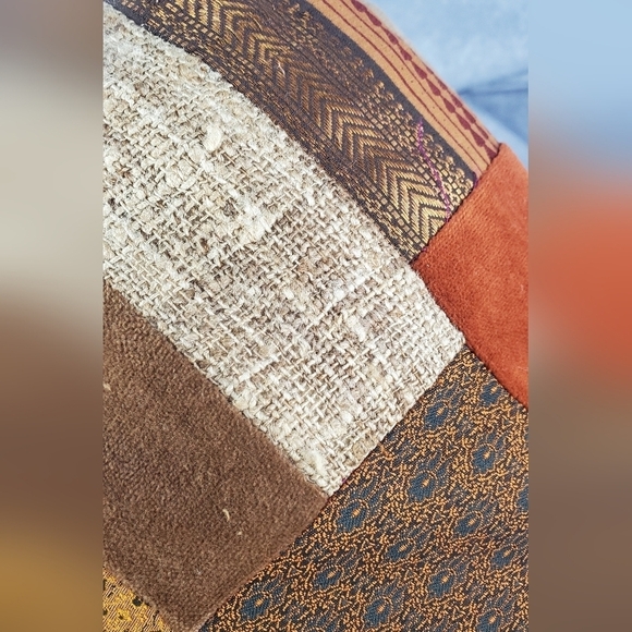 Crate & Barrel Marriba Decorative Pillow 20” square Cotton Linen Silk - Picture 11 of 13